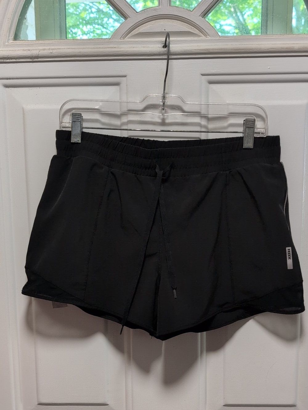 RBX Black Women's Athletic Shorts with Drawstring